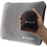 RikkiTikki Inflatable Camping Pillow - Hiking Pillow Ultralight - Backpacking Pillow Lightweight - Camp Pillow Compressible - Blow Up Camping Pillow