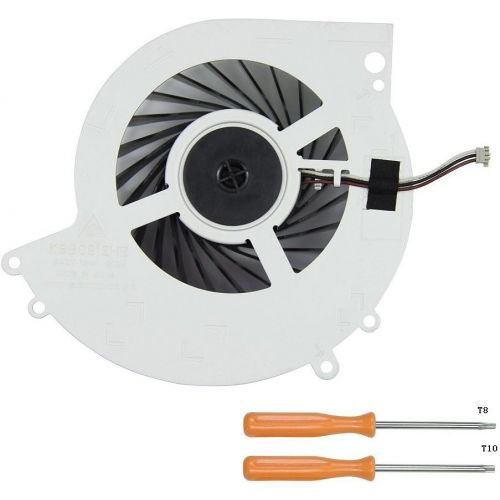  [아마존베스트]Rinbers Internal CPU GPU Cooling Cooler Fan Replacement Part for Sony Playstation 4 PS4 CUH-1000A CUH-1001A CUH-10XXA CUH-1100A CUH-1115A CUH-11xxA Series Console 500GB KSB0912HE w