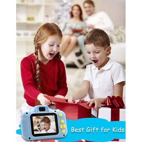  [아마존베스트]Rindol Toys for 4-9 Year Old Boys,Kids Camera Compact for Child Little Hands, Smooth Shape Toddler Camera,Best Birthday Gifts for 4 5 6 7 8 9 Year Old Boys with 16GB Memory Card