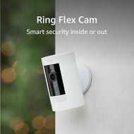 Ring Flex Cam, Battery (formerly Stick Up Cam) | Weather-Resistant Outdoor Camera, Live View, Color Night Vision, Two-way Talk, Motion alerts, Works with Alexa | White