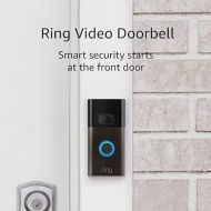 Certified Refurbished Ring Video Doorbell - 1080p HD video, improved motion detection, easy installation - Venetian Bronze