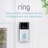 [아마존 핫딜]  [아마존핫딜]Ring Video Doorbell 2 | Video Tuerklingel 2 1080p HD-Video, Gegensprechfunktion, Bewegungsmelder, WLAN, Satin Nickel