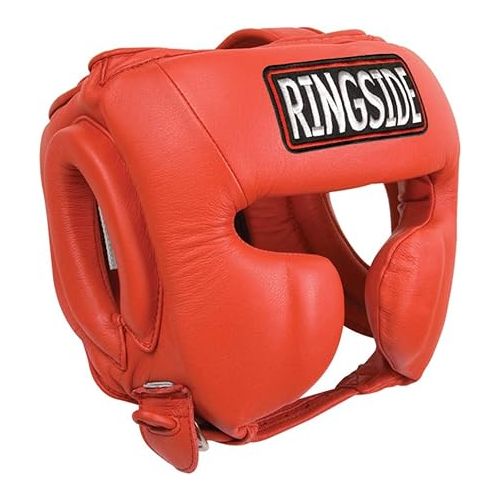 Ringside Fightgear Master's Competition Headgear (Red, Medium)