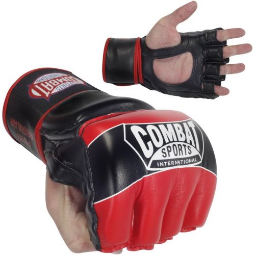  Combat Sports Pro Style MMA Muay Thai Grappling Training Sparring Half Mitts Gloves