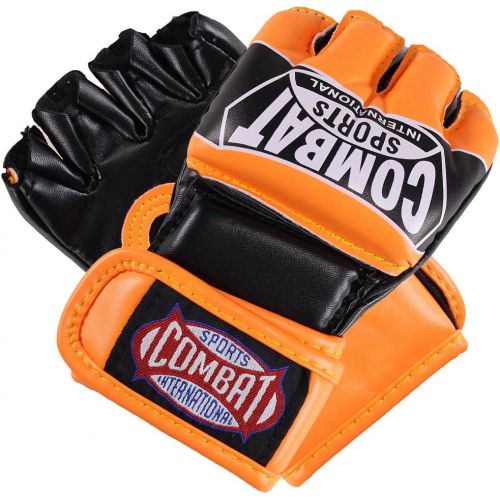  Combat Sports Pro Style MMA Muay Thai Grappling Training Sparring Half Mitts Gloves