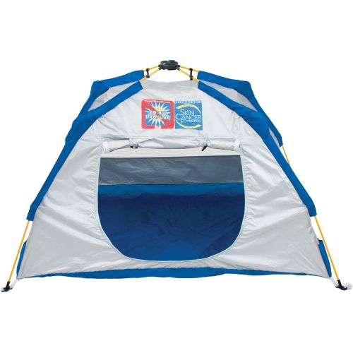  Rio Brands Beach Total Sun Block UPF 50+ Baby Sun Shade Pop-Up Beach Shelter, Silver, 62 x 41 x 36 (ATSBSD103-2019-1)