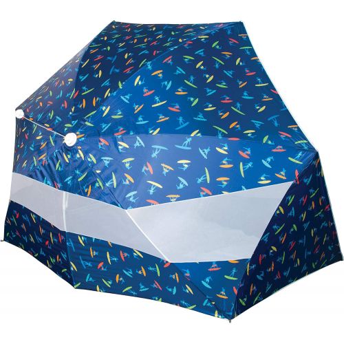  Rio Brands Rio Beach 8 x 8 x 6 Speedy Pop-Up Beach Cabana Sun Shelter