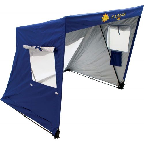  RIO Brands Beach Sol Cabana Portable Sun Shade Tent, Standard, Blue, Model:ACAB101-1