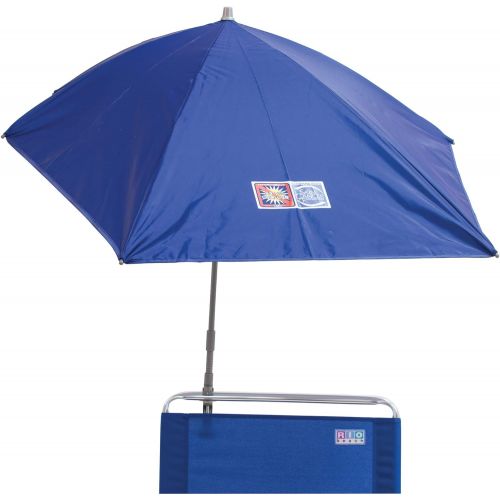  Rio Brands Rio Beach Total Sun Block My Shade Clamp-On Umbrella for Camp, Beach, or Lounge Chairs, 1 EA,Silver