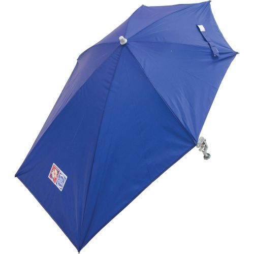  Rio Brands Rio Beach Total Sun Block My Shade Clamp-On Umbrella for Camp, Beach, or Lounge Chairs, 1 EA,Silver