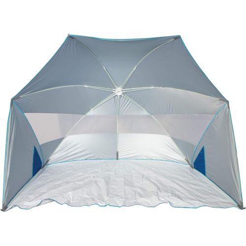  Rio Brands Rio Beach 8 x 8 x 6 Speedy Pop-Up Beach Cabana Sun Shelter