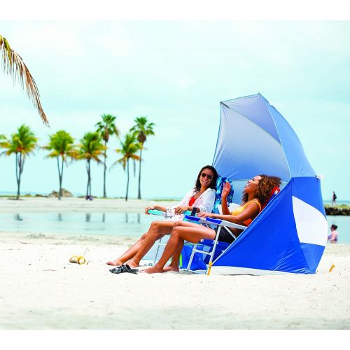  Rio Brands Rio Beach 8 x 8 x 6 Speedy Pop-Up Beach Cabana Sun Shelter