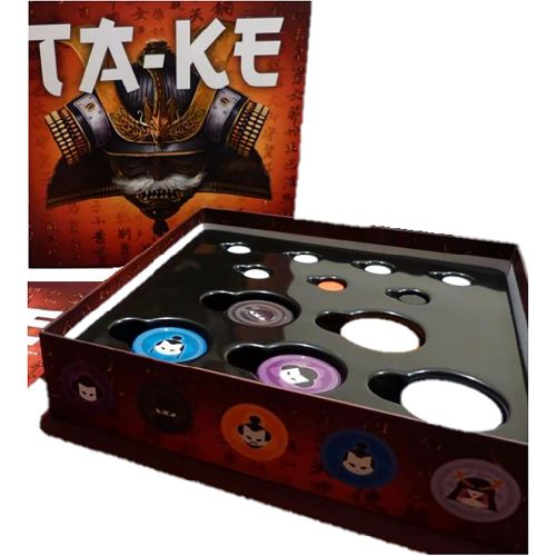  Rio Grande Games TA-KE: Strategy Boardgame, Ages 10+, 2 Players, 30 Mins