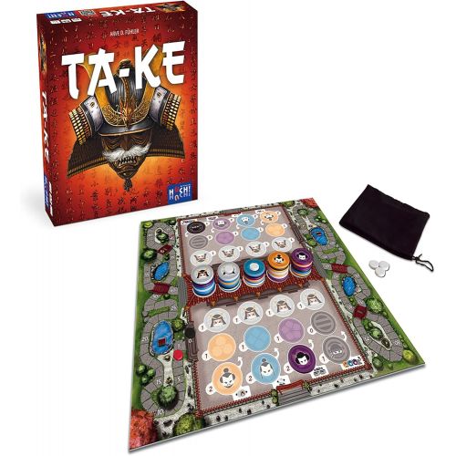  Rio Grande Games TA-KE: Strategy Boardgame, Ages 10+, 2 Players, 30 Mins