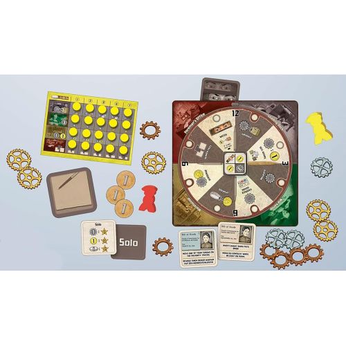  Rio Grande Games: Watch - Strategy Boardgame - Ages 14+, 1-4 Players, 60 Min Game Play, Multicolor