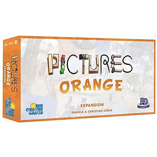  Rio Grande Games: Pictures Orange Expansion - Family Game Expansion to Pictures - Ages 14+, 3-5 Players, 30 Min Game Play