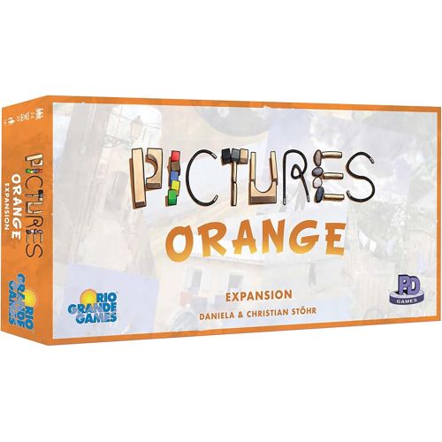  Rio Grande Games: Pictures Orange Expansion - Family Game Expansion to Pictures - Ages 14+, 3-5 Players, 30 Min Game Play