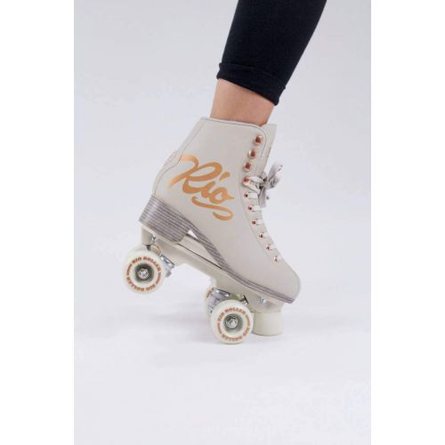  Rio Roller Rose Rollschuhe Cream-goldfarben Damen