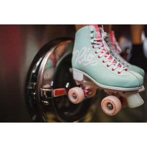  Rio Roller Script Roller Skates for Women - Indoor/Outdoor Quad Skates