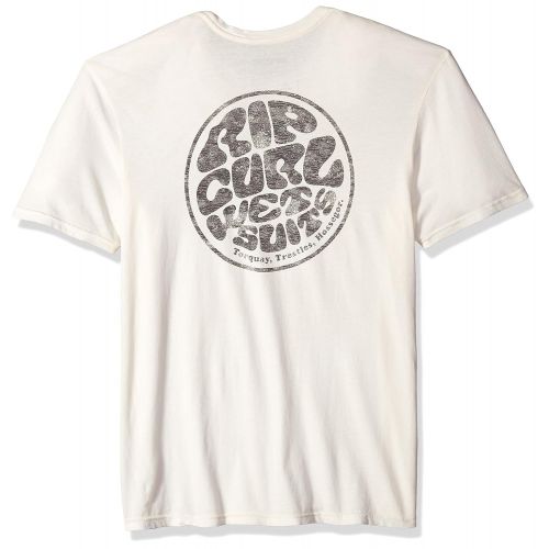  Rip+Curl Rip Curl Mens Authenticated Chest Graphic Tee Shirt