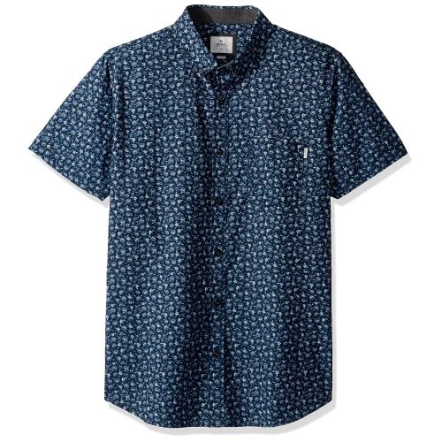  Rip+Curl Rip Curl Mens Flower Shop Short Sleeve Button Up Shirt