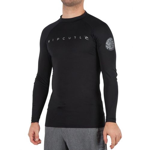  Rip Curl All Time Long Sleeve 50+ UPF Rash Guard Swim Shirt