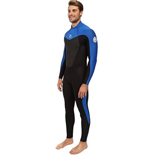  Rip Curl Omega 3mm Mens Neoprene Wetsuit Flatlock Back Zip Full Suit