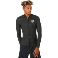 Rip Curl Mens Dawn Patrol 1.5mm Long Sleeve Front Zip Wetsuit Coat Jacket - Black