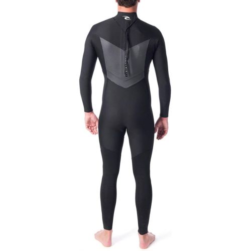  Rip Curl Men's Dawn Patrol 4/3mm Back Zip Full Wetsuit - Black