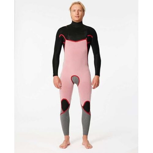  Rip Curl Mens Dawn Patrol 4/3mm Chest Zip Wetsuit 157MFS - Black