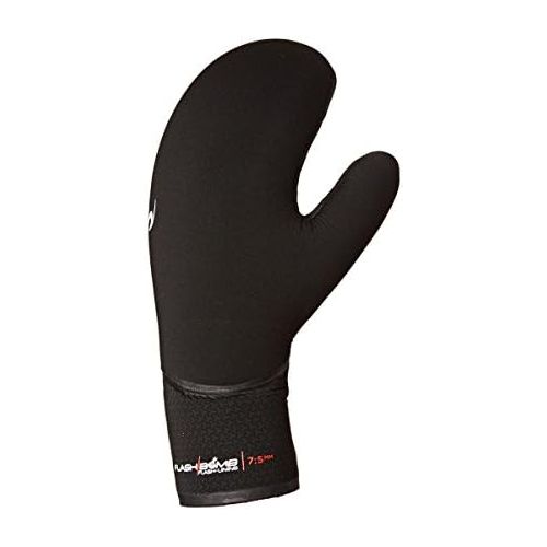  Rip Curl 2017 FlashBomb 75mm Mitten Gloves Black WGL6FF