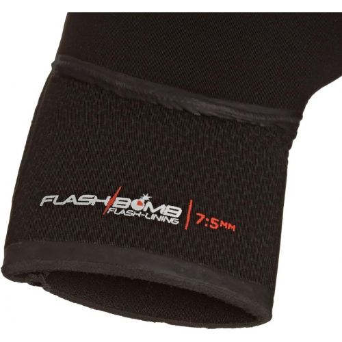  Rip Curl 2017 FlashBomb 75mm Mitten Gloves Black WGL6FF