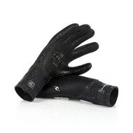 Rip Curl Flashbomb 3/2 5 Finger Gloves, Large, Black/Black