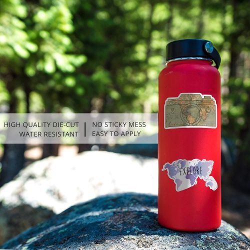  [아마존베스트]RipGrip RipDesigns - 14 Cute Stickers for Water Bottles, Laptops (Series 1)