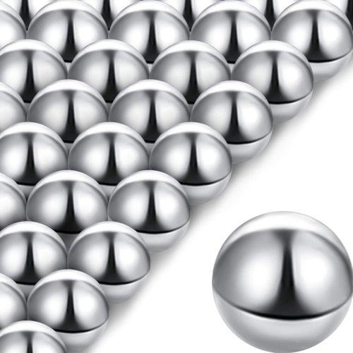  [아마존베스트]Ripeng 30 Pieces Steel Balls 0.5 Inch Replacement Balls Rust-Proof Metal Balls for Toys Marble Run