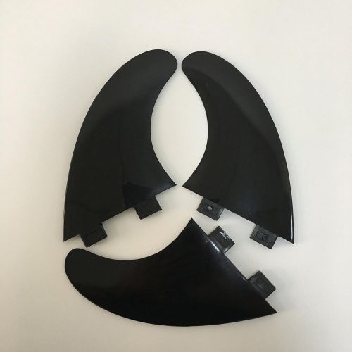  Risece FCS Surfboard Fins Plastic Surfboard Fin TUP Soft Plastic Fin G5 M Size Nylon Fin Thruster 3 Fins for surfing beginners