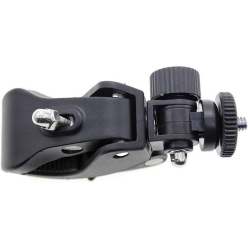  RisoAmarolj Bike Camera Bracket,Bicycle Bike Handlebar Mount Screw Clamp Bracket Holder for Gopro DV DSLR Camera - Black