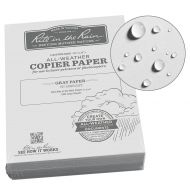 Rite In The Rain Rite in the Rain Weatherproof Bulk Copier Paper, 8 1/2 x 11, 20# Gray, 500 Sheet Pack (No. 208511GY)