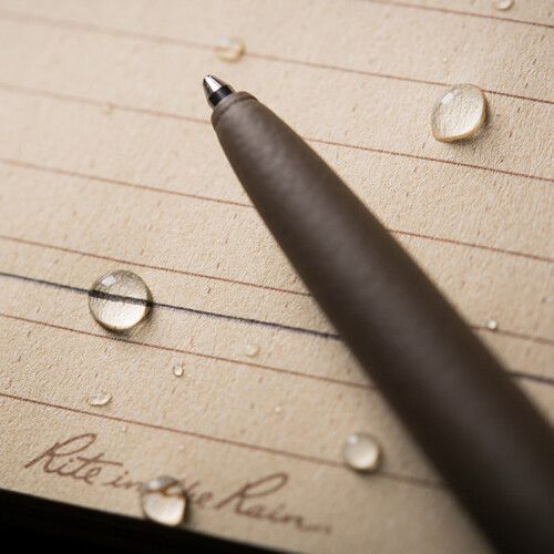  Rite in the Rain All-Weather Metal Clicker Pen (Textured Flat Dark Earth)