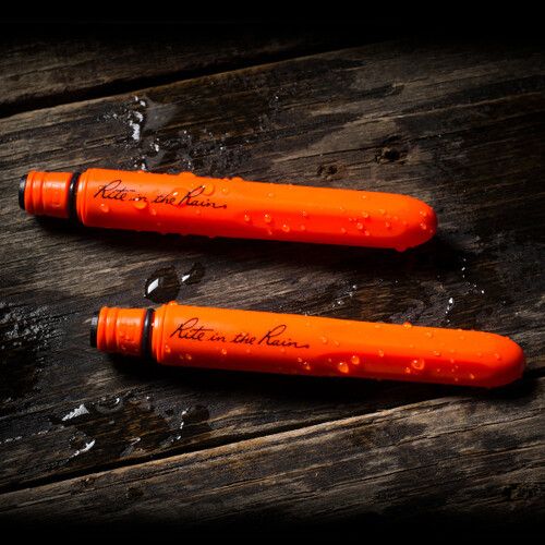  Rite in the Rain All-Weather Pens (Orange, 2-Pack)