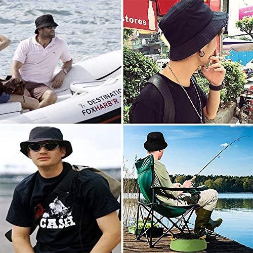  [아마존베스트]Ritte Fishing Hats, Fishing Hat, Cotton Bucket Hat, Unisex Beach Hat, Leisure Hat, Floppy Hat, Fishing Hat, Sun Hat, Outdoor, Elegant, Foldable Wide Brim, Unisex Hat, Waterproof (B