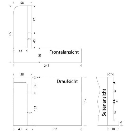  Ersatz-Schlitten fuer den E 120, E 20, SCALEA 5, SOLIDA 3 und SOLIDA 5 Allesschneider von Ritter /