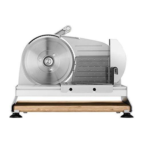  ritter Amano 5 All Purpose Slicer with Smooth Smooth Hand Crank, Made in Germany, Metallic Silver