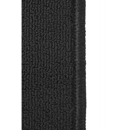  Ritz Accent Door Rug Runner with Non-Slip Latex Backing, 20-Inch by 60-Inch Kitchen & Bathroom Runner Rug, Black