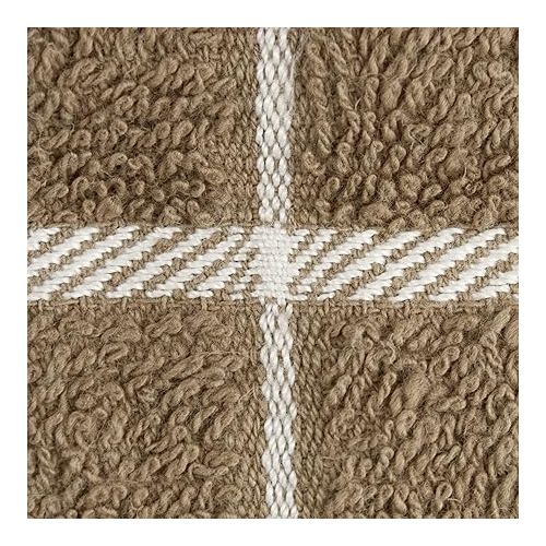  Ritz 100% Cotton Terry Kitchen Dish Towels, Highly Absorbent, 25” x 15”, 3-Pack, Mocha Brown