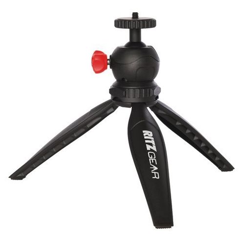  Ritz Camera Ritz Gear Folding Tabletop Tripod - Black with Red Knob