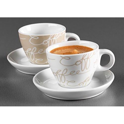  Ritzenhoff & Breker Espresso-Set Cornello, 4-teilig, Creme, 80ml