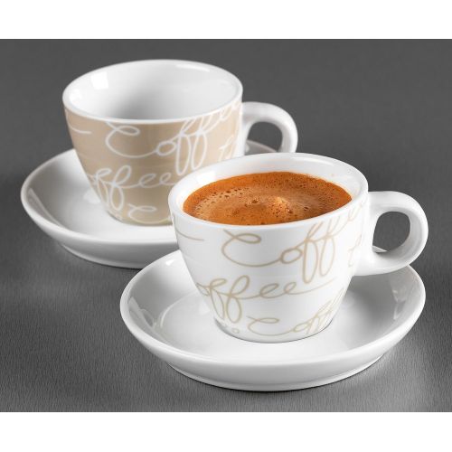  Ritzenhoff & Breker Espresso-Set Cornello, 4-teilig, Creme, 80ml