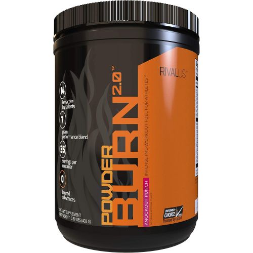  Rivalus Powder Burn 2.0 Blue Raspberry 35 Serving