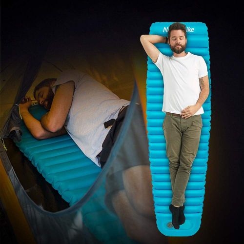  River Naturehike Sleeping Pad for Camping Backpacking Ultralight Compact Air Pad Inflatable Sleeping Mat Portable Outdoor Hiking Mattress